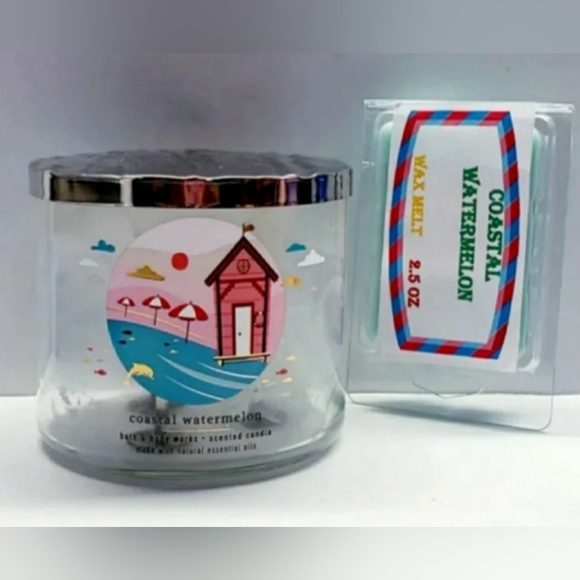 COASTAL WATERMELON -Bath & Body Works Candle Wax Melts- $8 per pack - Picture 6 of 8